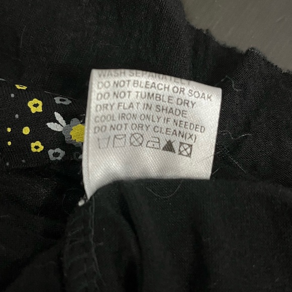 PAPILLON - ruffle floral spring summer tiered stretch tank blouse size small - Picture 8 of 9